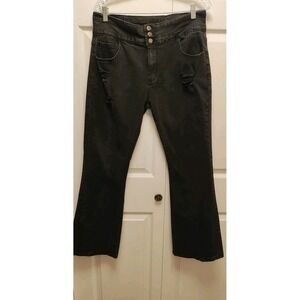 Roswear 3 Button Distressed High waisted Jean Size‎ XL  32 Waist
